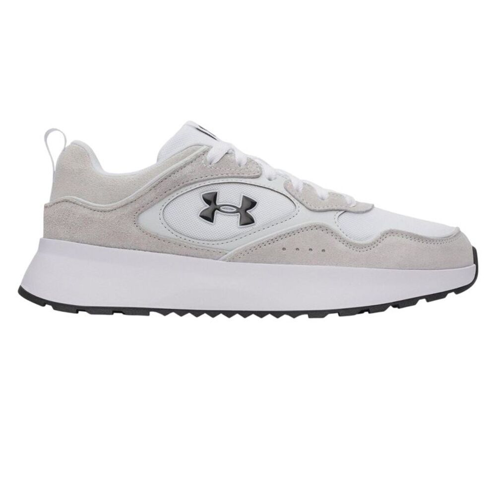 Under Armour Mens Suede Sneakers / Gray/White